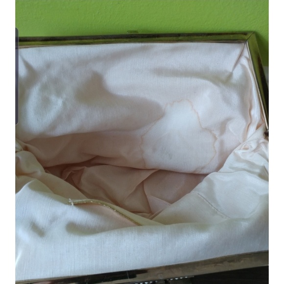 Vintage 50s Lumured Petite Bead Purse - Picture 8 of 8